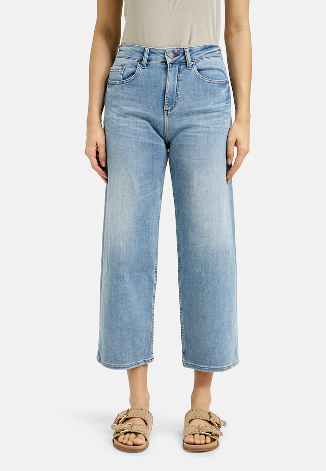 Smith & Soul Weite Jeans mit verkürztem Bein