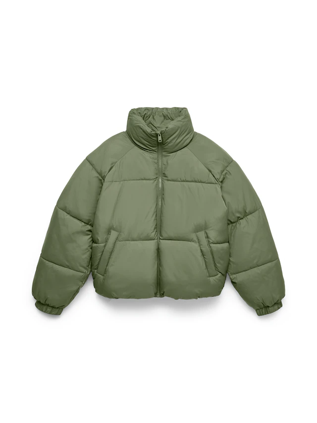 Vero Moda Steppjacke »VMBRENDA SHORT JACKET NOOS« Kunstfaser, Stehkragen