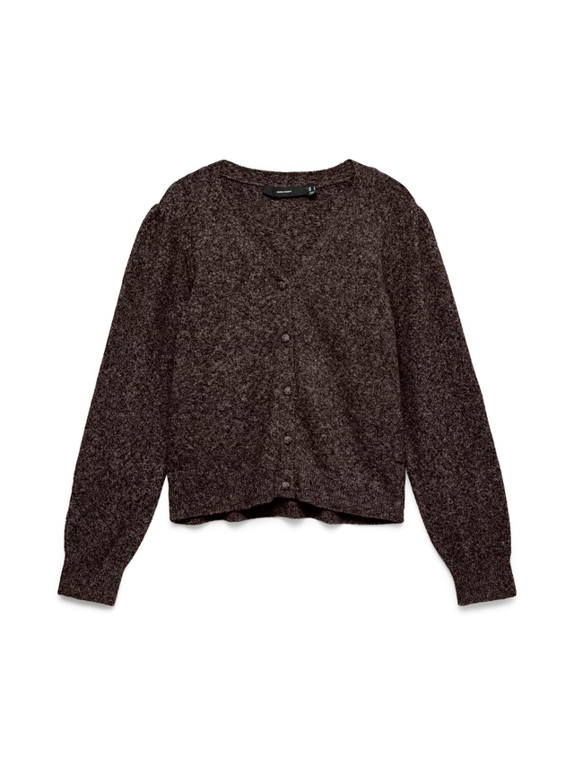 Vero Moda Strickjacke »VMDOFFY LS V-NECK CARDIGAN NOOS« Materialmix