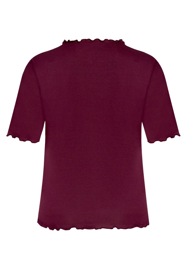 Cartoon Kurzarmshirt »Damen mit Kragen« 1