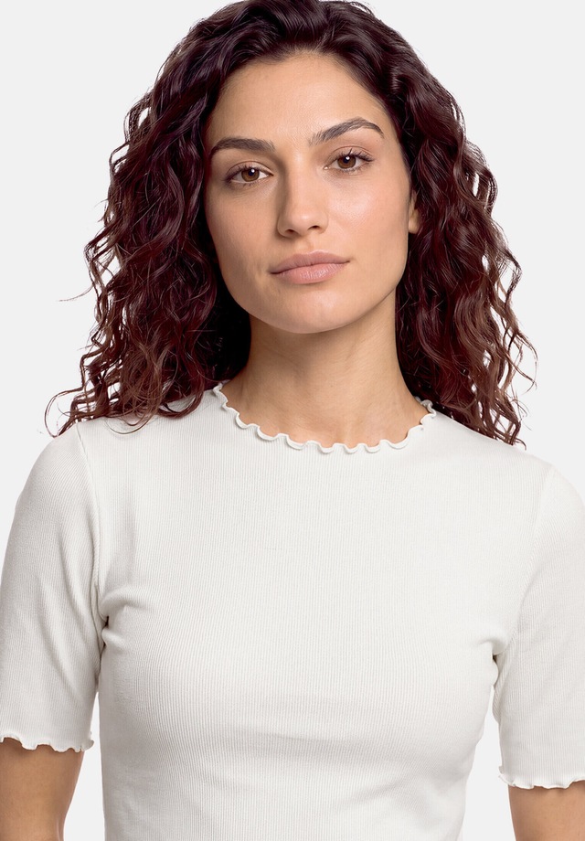 Cartoon Kurzarmshirt »Damen mit Kragen« 1