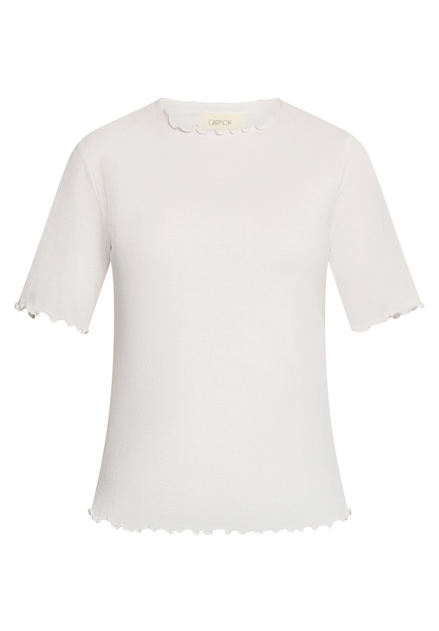 Cartoon Kurzarmshirt »Damen mit Kragen« 1