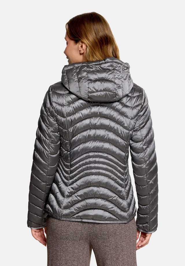 Cartoon Steppjacke »Damen mit Reißverschlusstaschen« mit Kapuze