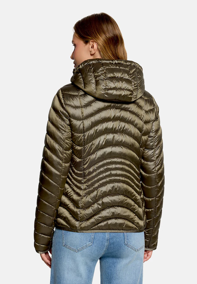 Cartoon Steppjacke »Damen mit Reißverschlusstaschen« mit Kapuze