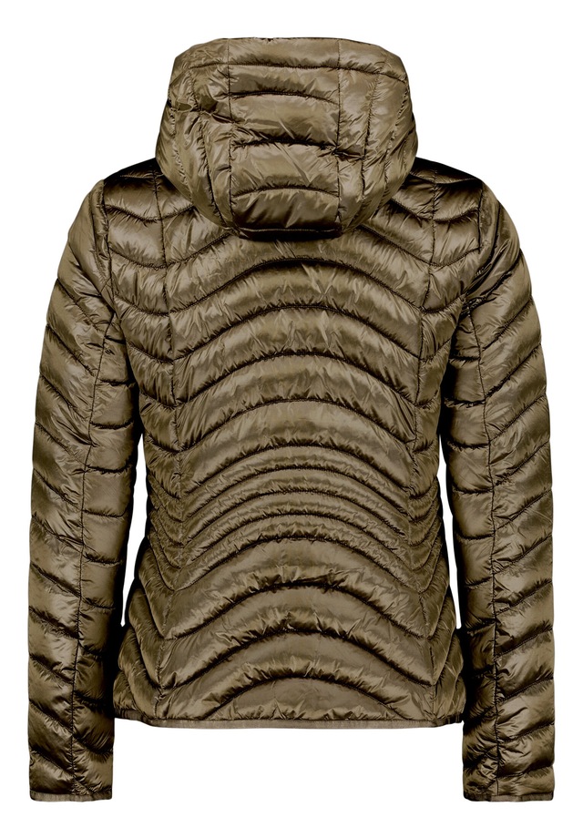 Cartoon Steppjacke »Damen mit Reißverschlusstaschen« mit Kapuze
