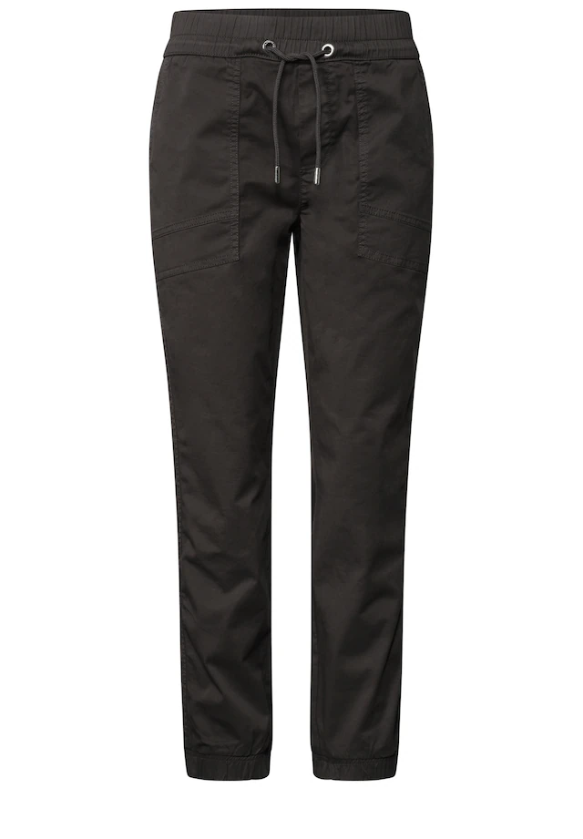 STREET ONE Jogger Pants aus Baumwolle mit Stretchanteil