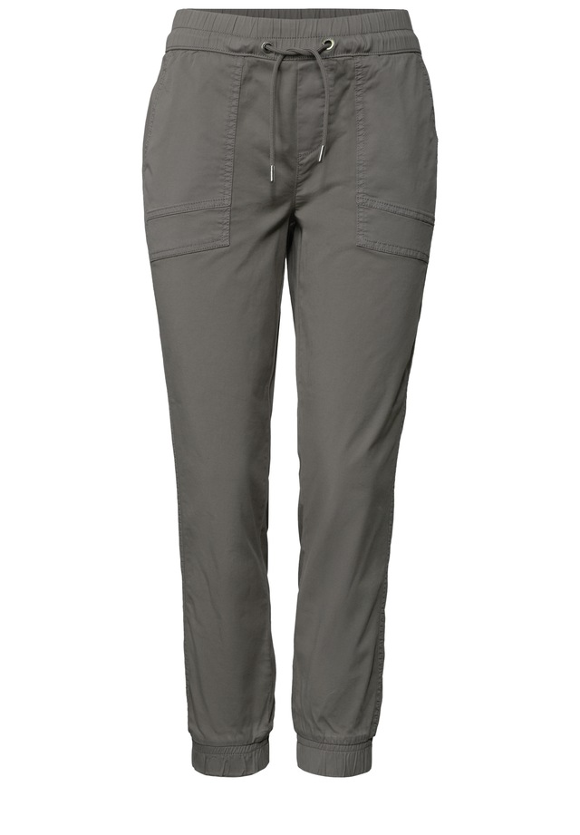 STREET ONE Jogger Pants aus Baumwolle mit Stretchanteil