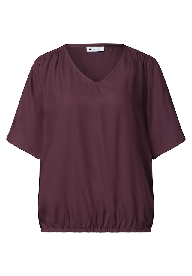 STREET ONE Shirtbluse mit V-Ausschnitt