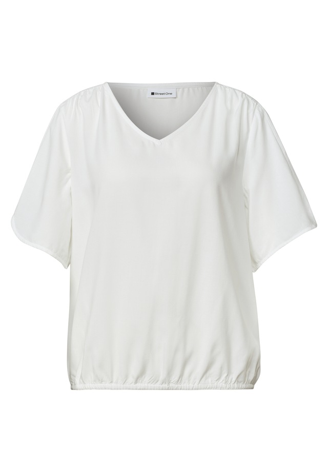 STREET ONE Shirtbluse mit V-Ausschnitt