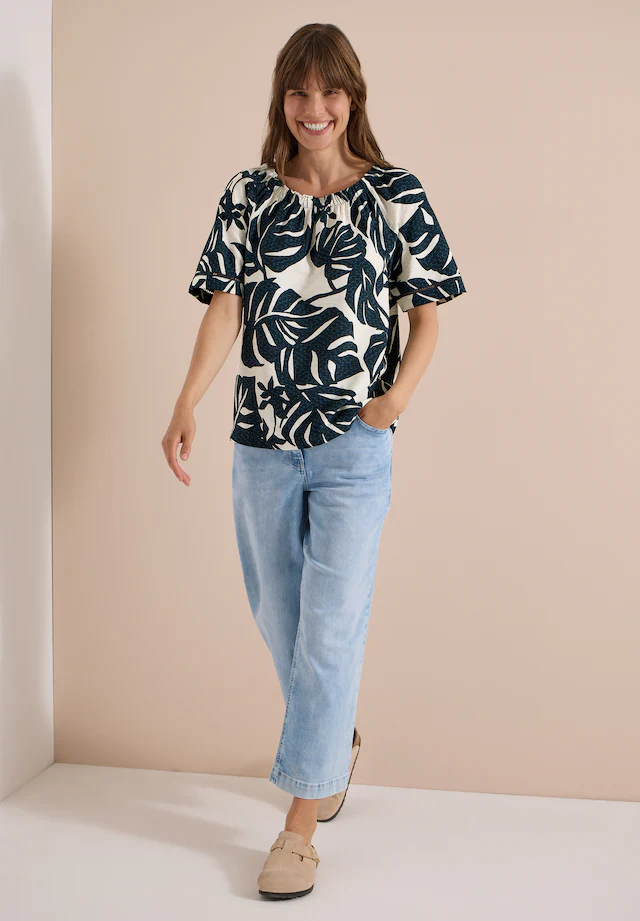 Cecil Carmenbluse aus softer Viskose