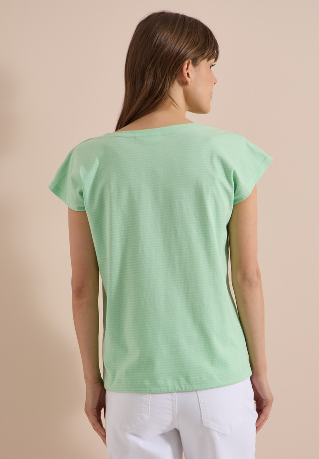 Cecil V-Shirt mit Cut-Out Detail