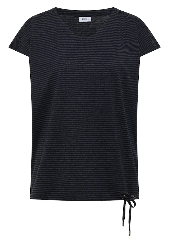 Cecil V-Shirt mit Cut-Out Detail