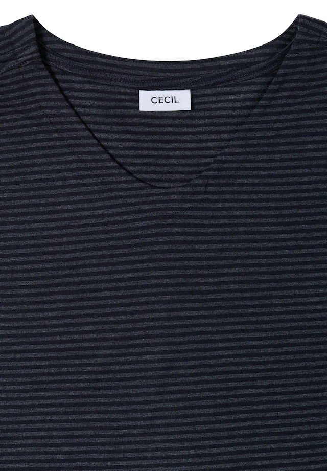Cecil V-Shirt mit Cut-Out Detail