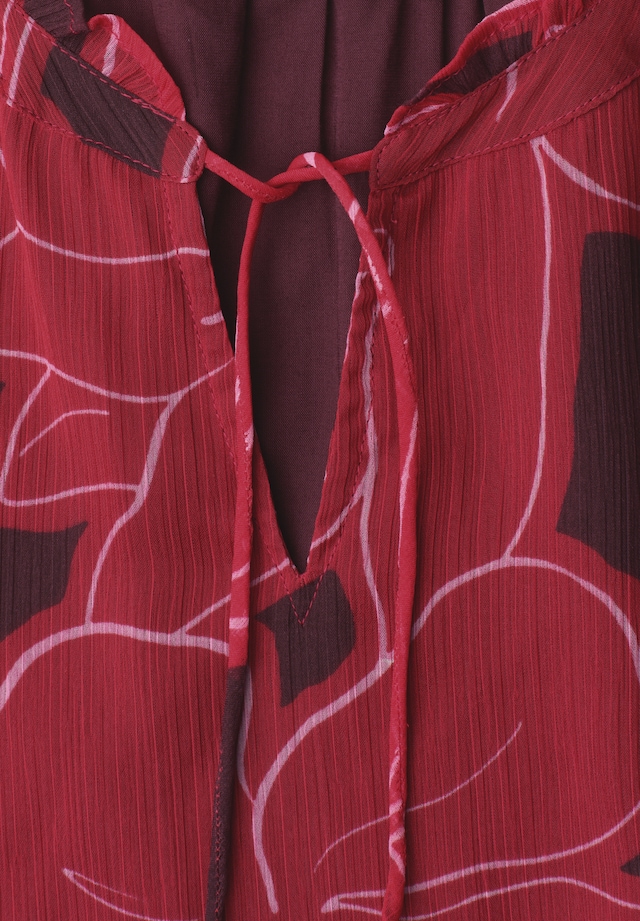 STREET ONE Blusentop mit Chiffon-Layer