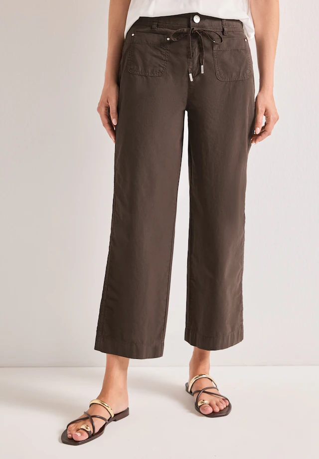 STREET ONE Stoffhose High Waist
