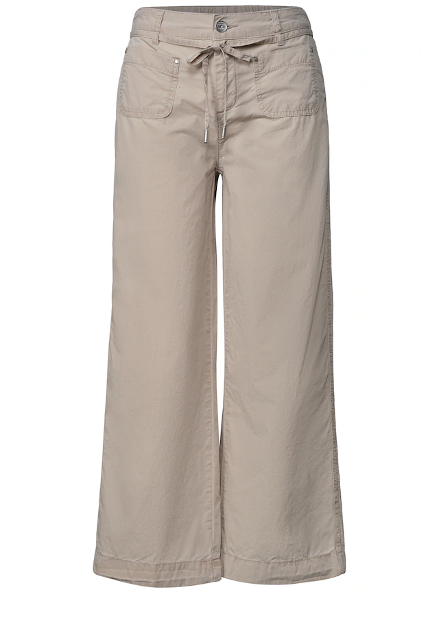 STREET ONE Stoffhose High Waist