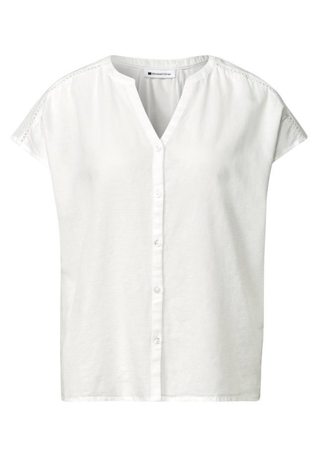 STREET ONE Shirtbluse aus reiner Baumwolle