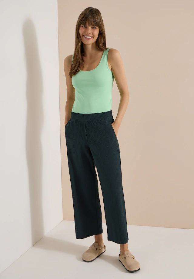 Cecil Stoffhose High Waist