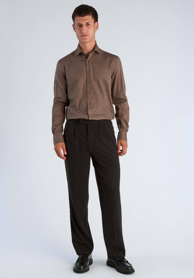 JUNK de LUXE Businesshemd »Business-Casual-Hemd (Langarm) Modern Fit«
