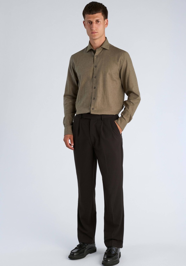 JUNK de LUXE Businesshemd »Business-Casual-Hemd (Langarm) Modern Fit«