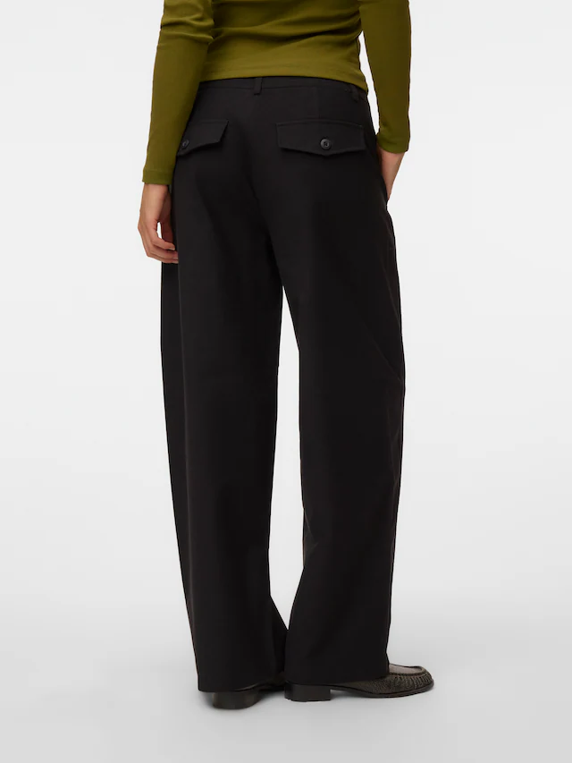 Vero Moda Anzughose »VMSOFIA MW BARREL PANT NOOS« Materialmix