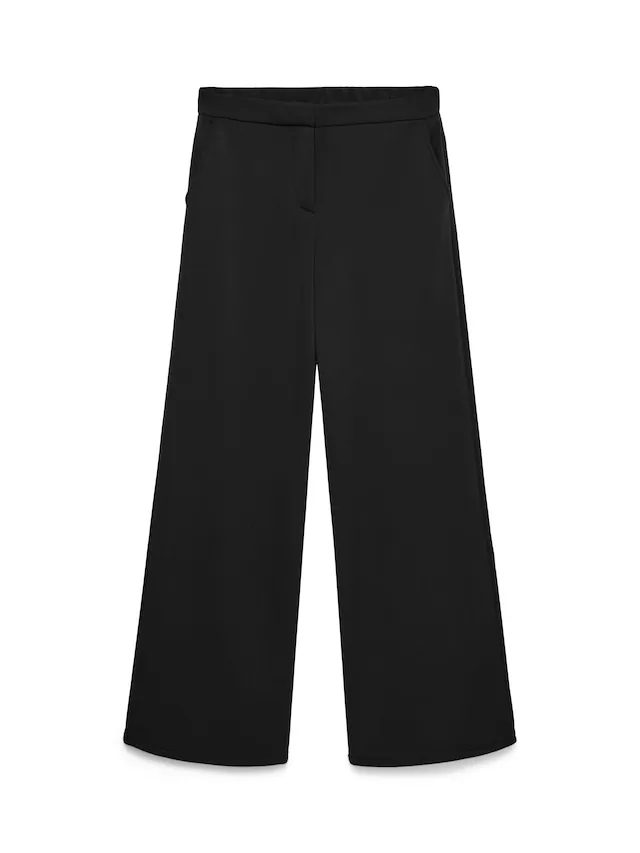 Vero Moda Anzughose »VMBELLIS MW WIDE PANT NOOS« Materialmix, wide fit