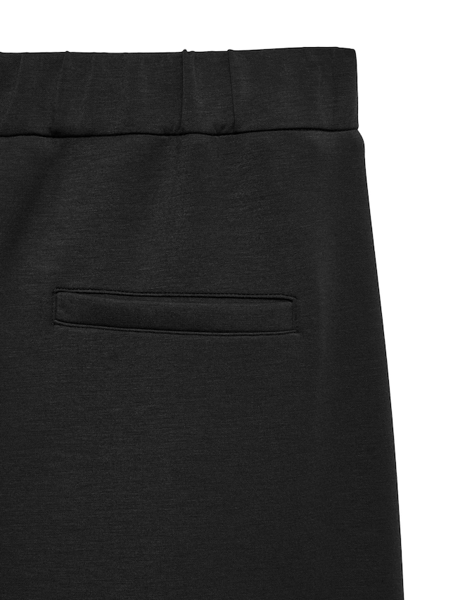 Vero Moda Anzughose »VMBELLIS MW WIDE PANT NOOS« Materialmix, wide fit