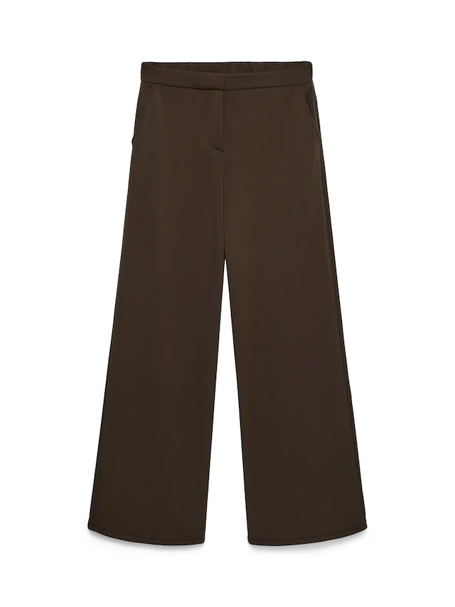 Vero Moda Anzughose »VMBELLIS MW WIDE PANT NOOS« Materialmix, wide fit