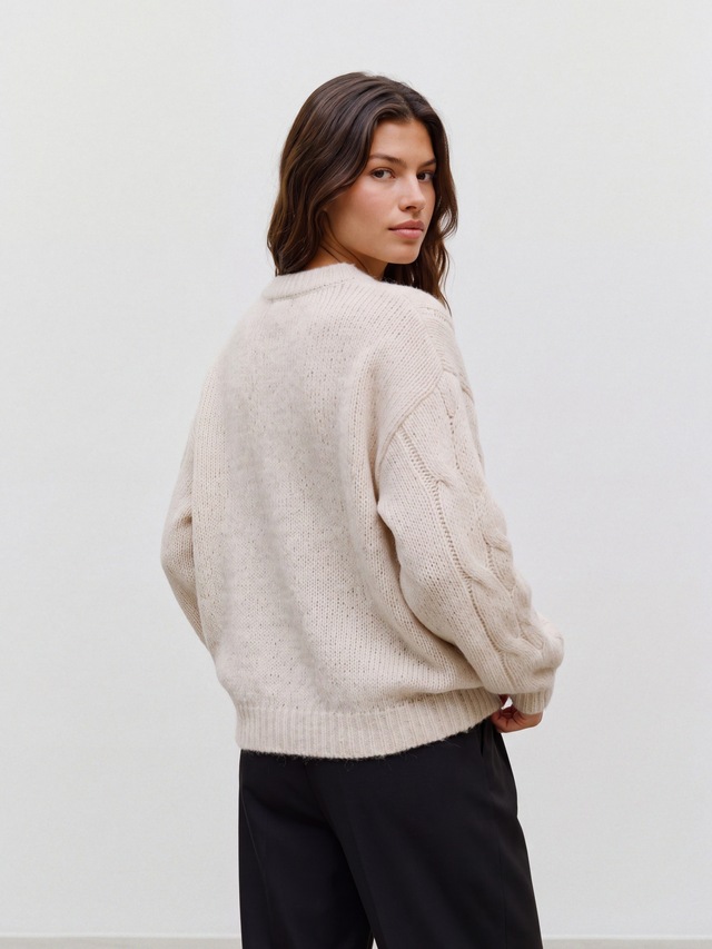 Vero Moda Strickpullover »VMMAYBE LS HIGH NECK CABLE PULLOVER NOOS« Kunstfaser, Zopfstrickmuster