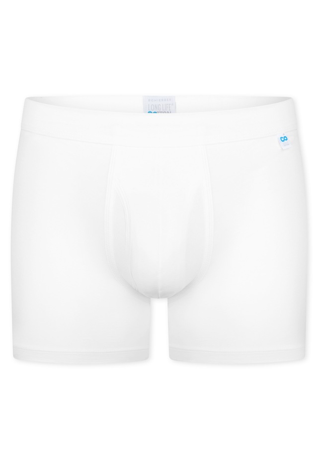 Schiesser Lange Unterhose »Long Life Cotton« mit Eingriff, Cotton-Mix, elastischer Bund