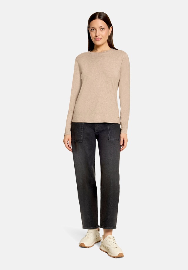 Betty&Co Kurzarmshirt »Damen mit Rundhalsausschnitt« 1