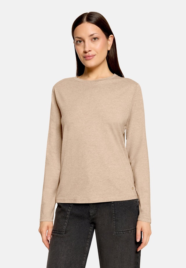 Betty&Co Kurzarmshirt »Damen mit Rundhalsausschnitt« 1