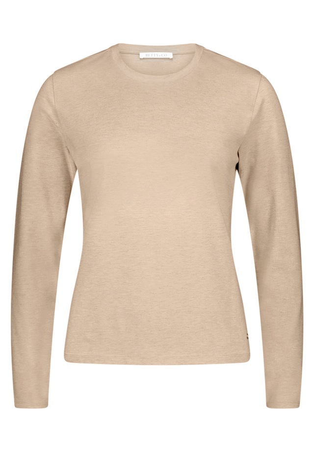 Betty&Co Kurzarmshirt »Damen mit Rundhalsausschnitt« 1