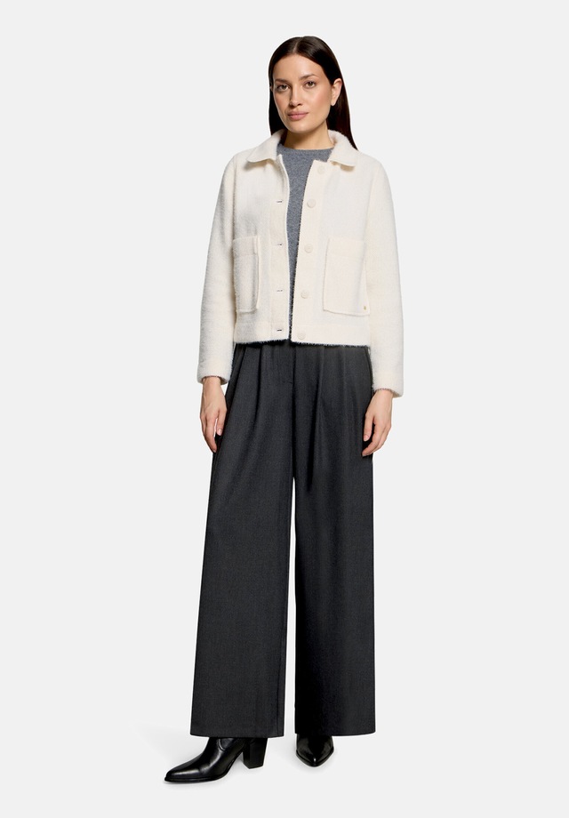 Betty&Co Canvasjacke »Damen mit Kragen«