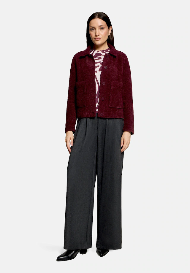 Betty&Co Canvasjacke »Damen mit Kragen«