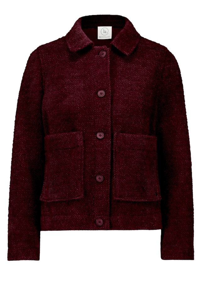 Betty&Co Canvasjacke »Damen mit Kragen«