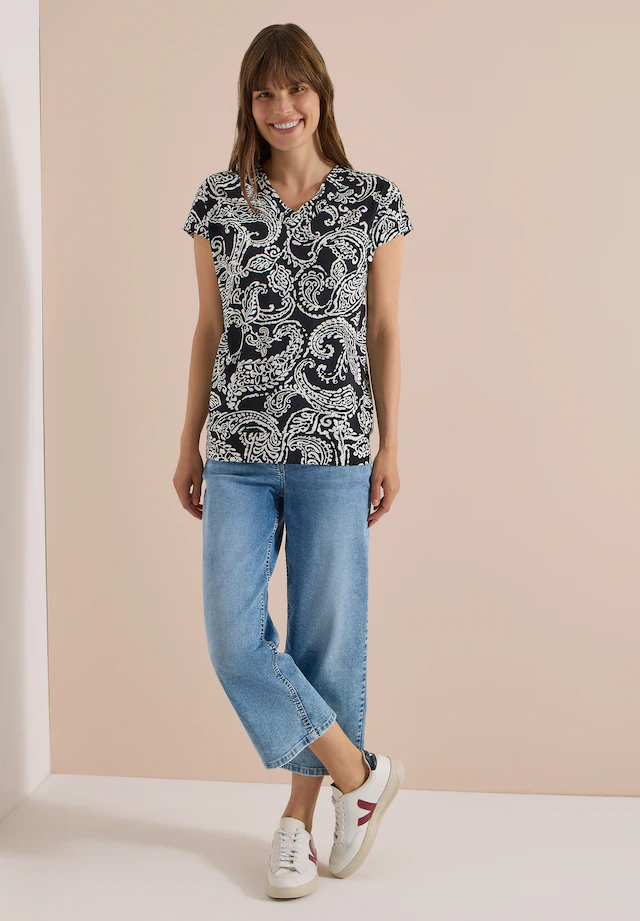 Cecil T-Shirt mit Paisley-Muster