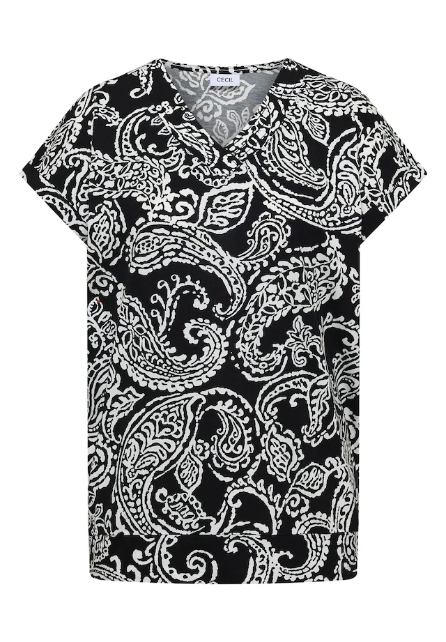 Cecil T-Shirt mit Paisley-Muster