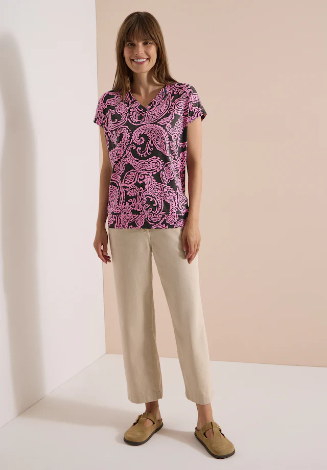 Cecil T-Shirt mit Paisley-Muster