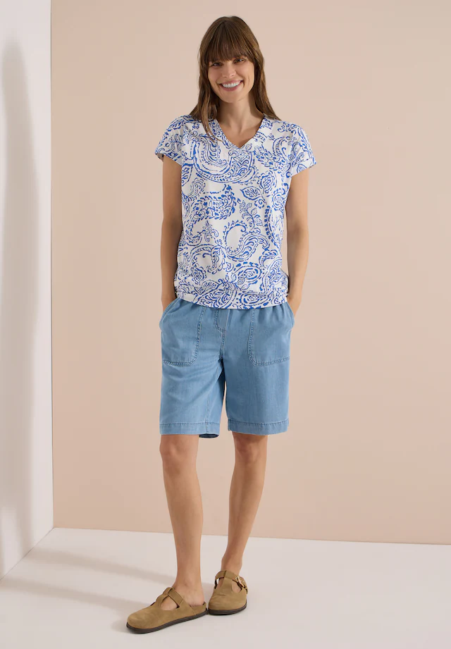 Cecil T-Shirt mit Paisley-Muster