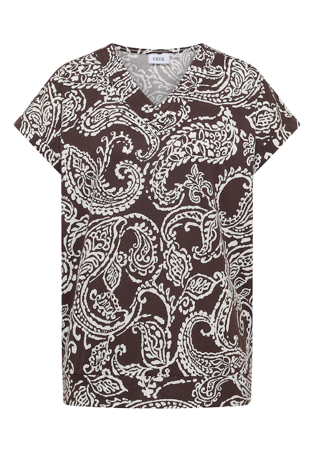 Cecil T-Shirt mit Paisley-Muster
