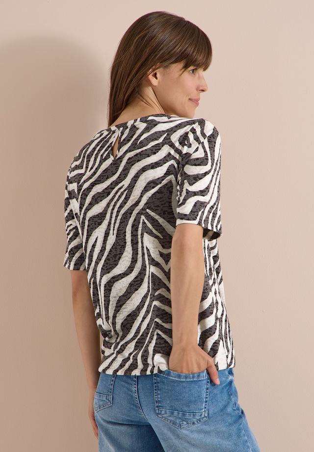 Cecil T-Shirt mit Zebra-Print