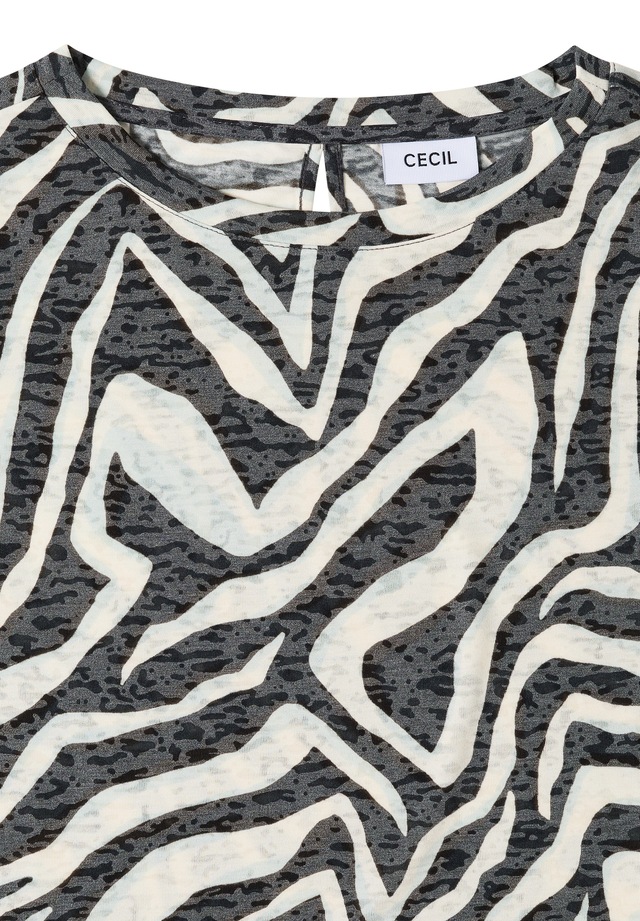 Cecil T-Shirt mit Zebra-Print