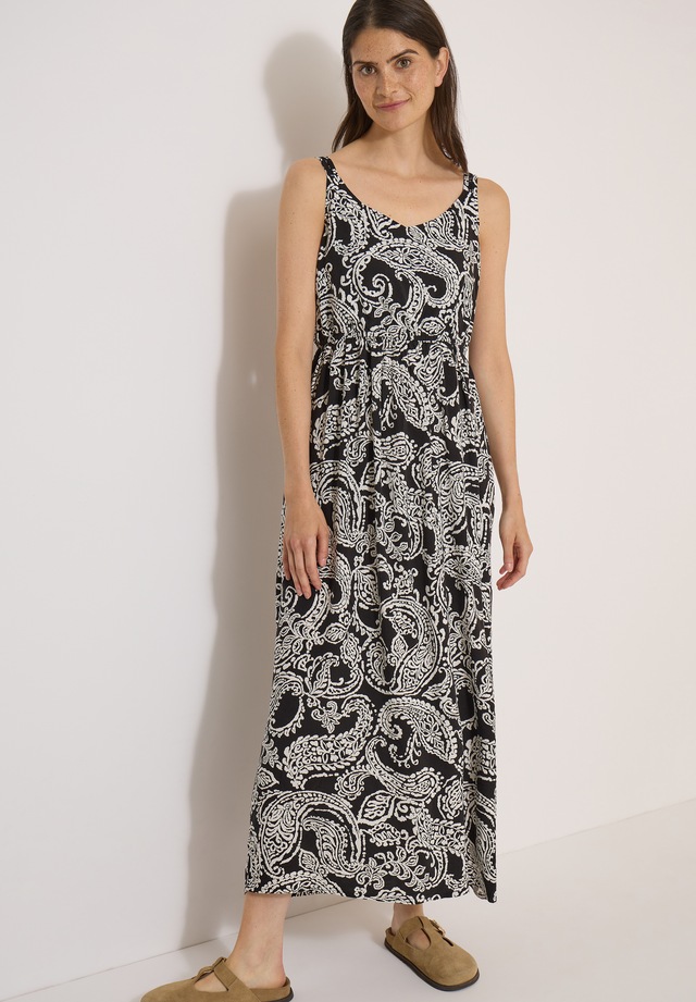 Cecil Maxikleid Eingrifftaschen mit Paisleymuster