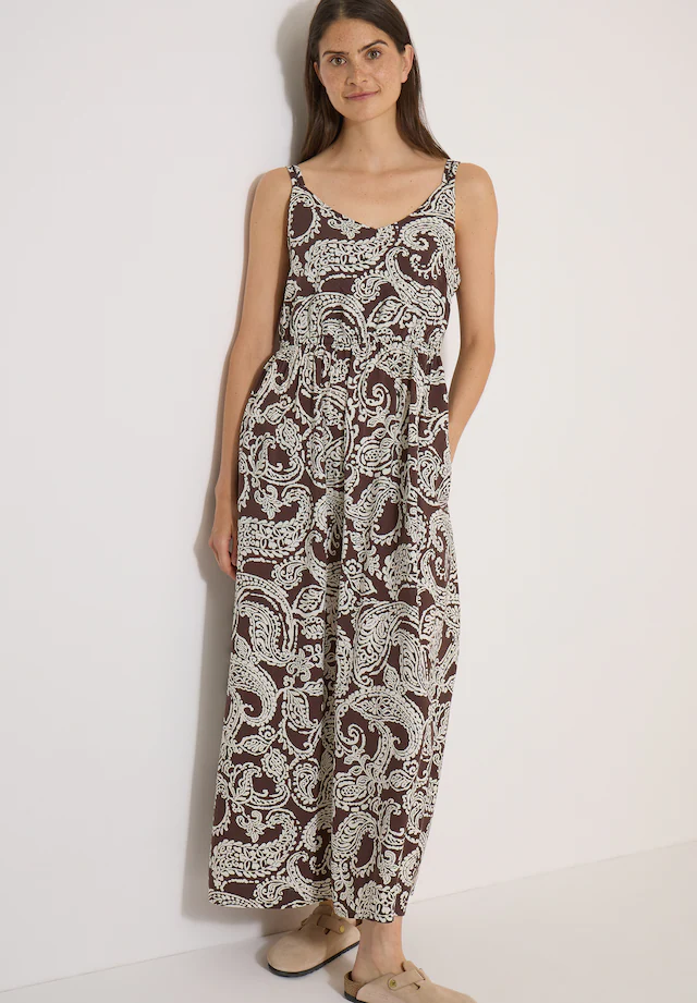 Cecil Maxikleid Eingrifftaschen mit Paisleymuster