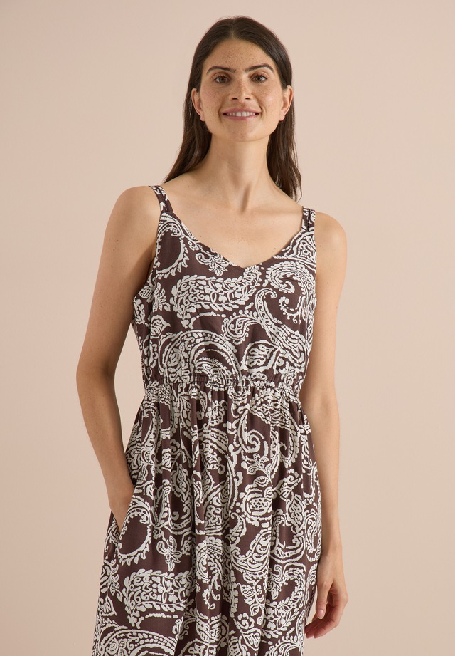 Cecil Maxikleid Eingrifftaschen mit Paisleymuster