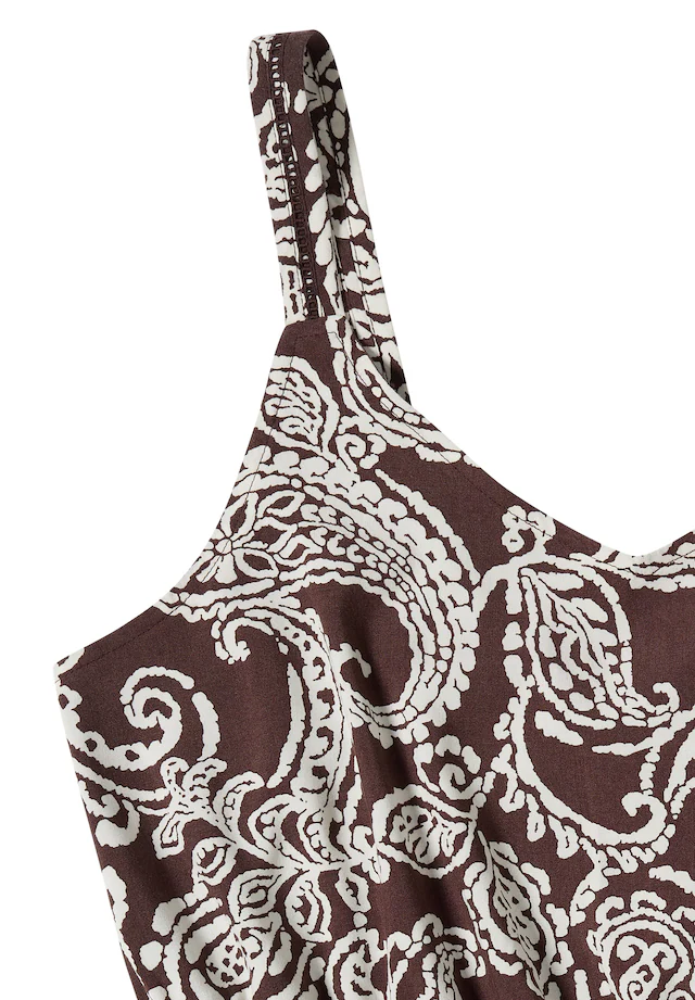Cecil Maxikleid Eingrifftaschen mit Paisleymuster