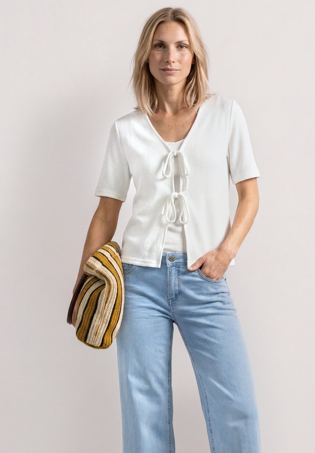 STREET ONE Cardigan aus softem Materialmix