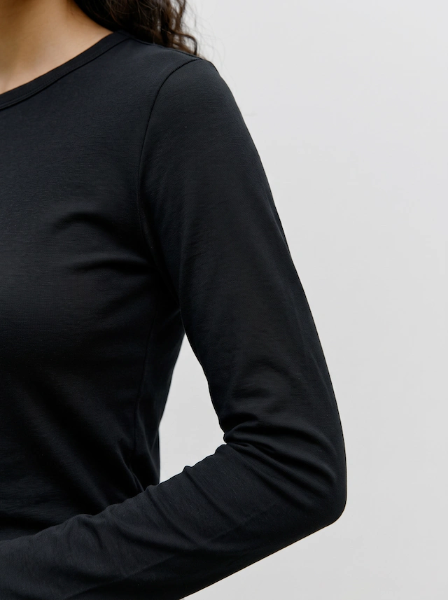 Vero Moda Langarmshirt »VMADA LS TOP JRS NOOS« Materialmix, regular fit