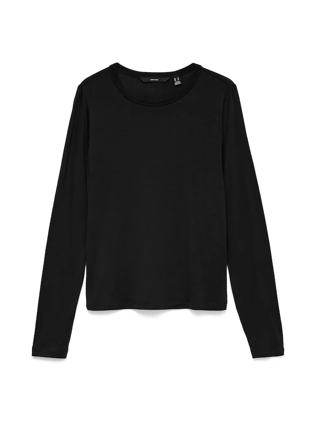 Vero Moda Langarmshirt »VMADA LS TOP JRS NOOS« Materialmix, regular fit